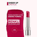 Flormar Sheer Up Lipstick, 008 Fan Of Fuchsia, Tinted Lip Balm, Glossy
