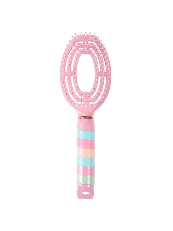 Cecilia Massage and Detangling Hair Brush Flexible Rounded Bristles