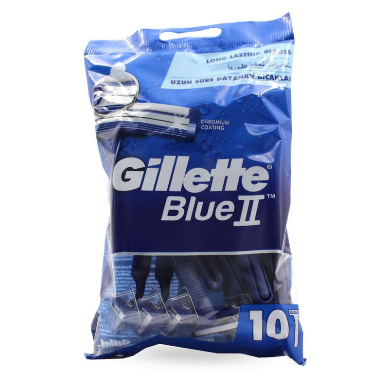 Gillette Disposable Razors Blue 2 10Pcs