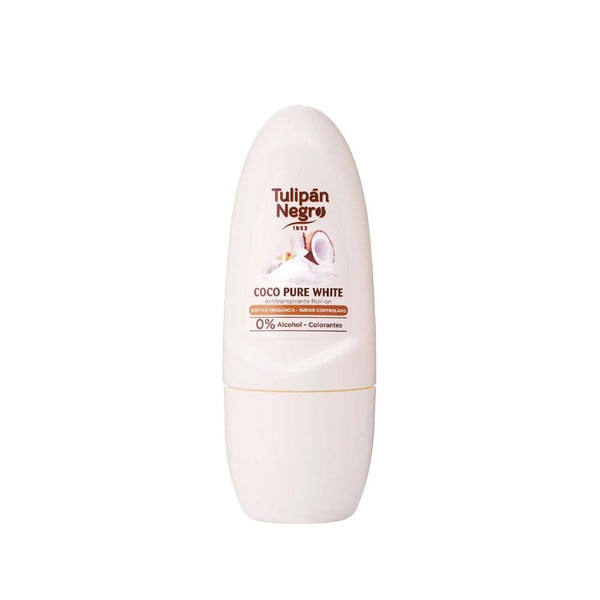 Tulipan Negro Antiperspirant Roll-On Deodorant Coconut Scent 50ml
