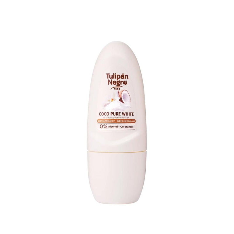 Tulipan Negro Antiperspirant Roll-On Deodorant Coconut Scent 50ml
