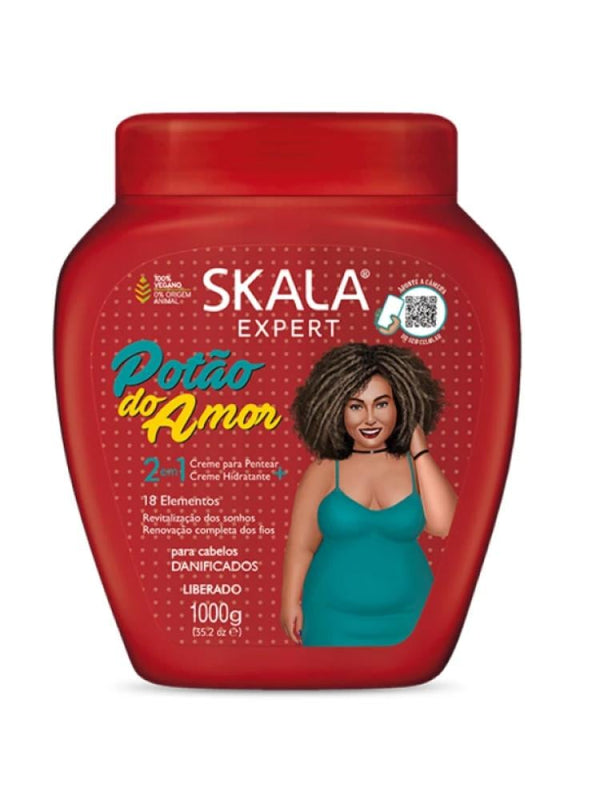 Skala Expert Love Bot Hair Repair Cream - D-Panthenol, Rice Protein - 1000g