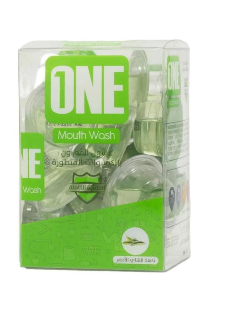 Mouthwash Capsules Green Tea Fresh Breath The One 20 Capsules 15ml
