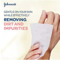 Makeup Remover Wipes for Sensitive Skin Micellar Johnson's 25 Wipes