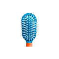Hair Dryer Brush Detangling Flexible Bristles Titania No. 1298