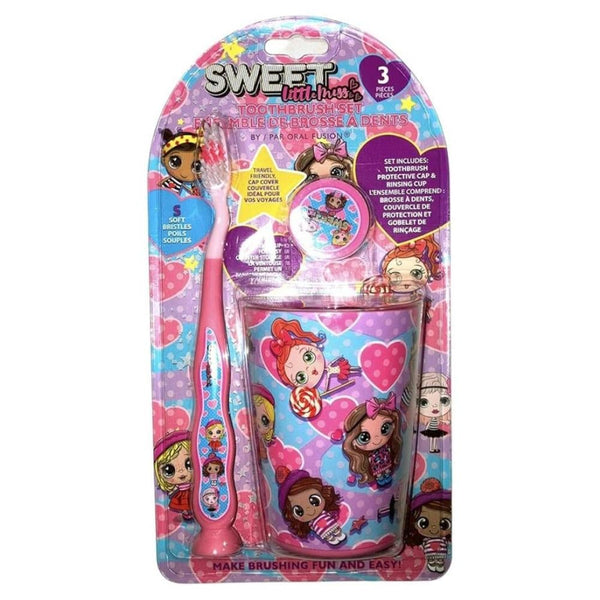Norsina Children's Toothbrush, Soft Bristles, Cover & Storage Cup