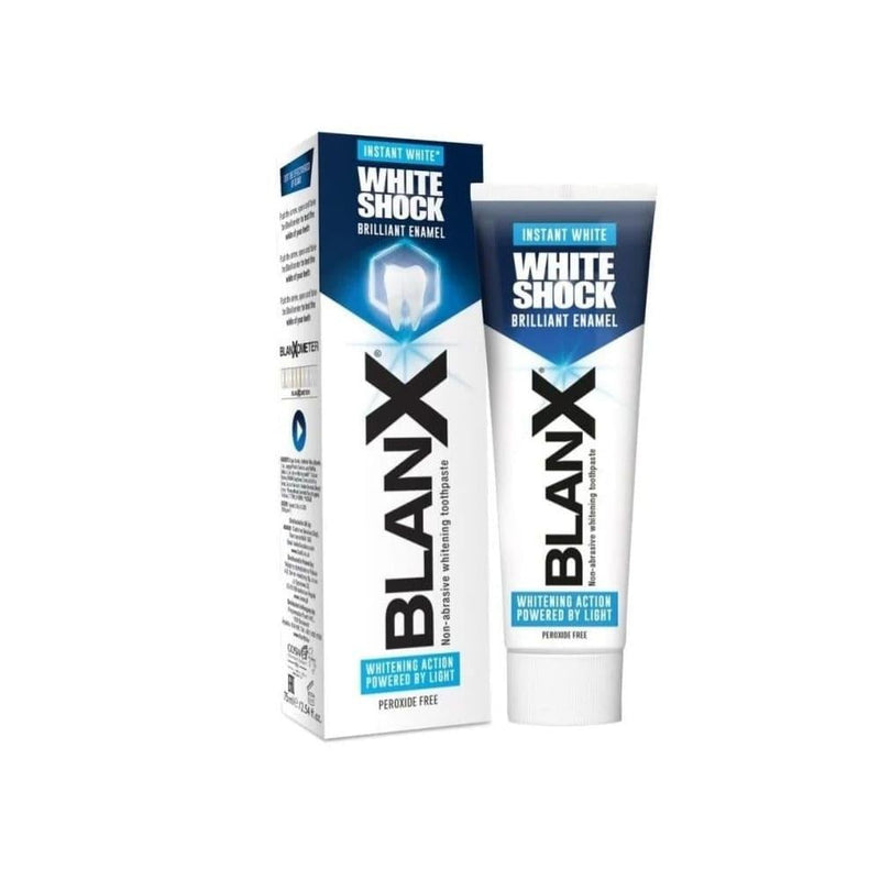 Best Whitening Toothpaste 2023 Light-Activated ActiluX BLANX White Shock 75ml