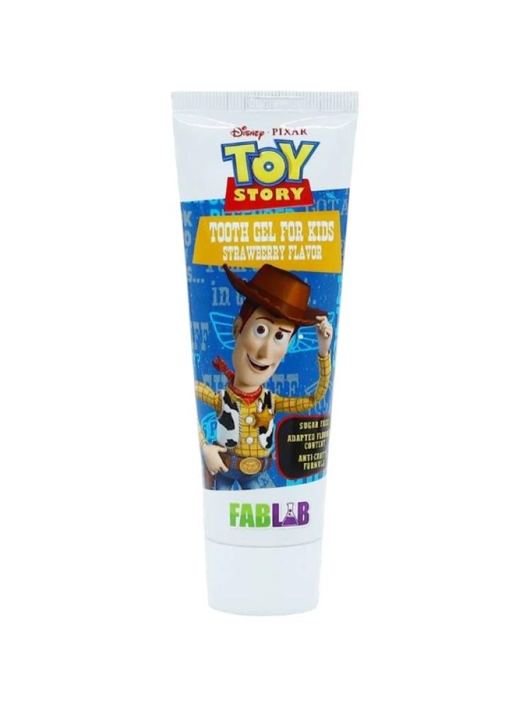 Fab Lab Toy Story Strawberry Flavored Fluoride Toothpaste for Kids 75ml