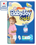 Pull Up Diapers Size 5 Breathable Material Baby Joy 36 Count