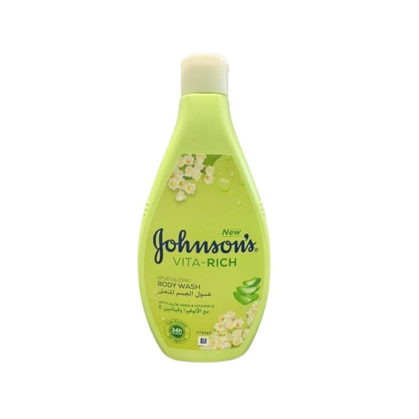 Johnson's Body Wash with Aloe Vera and Vitamin E, 400ml