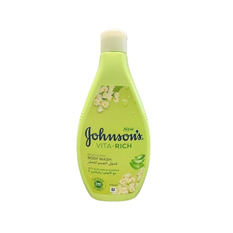 Johnson's Body Wash with Aloe Vera and Vitamin E, 400ml