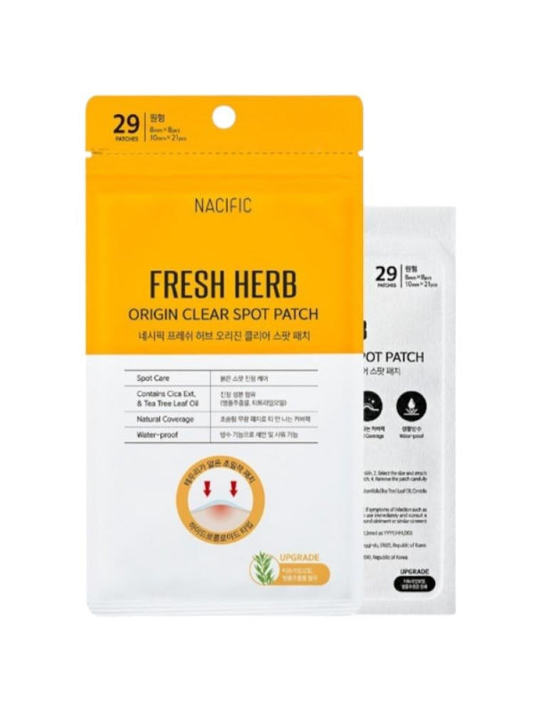 Nacific Natural Herbal Blemish Patches with Centella & Tea Tree - 29 Count
