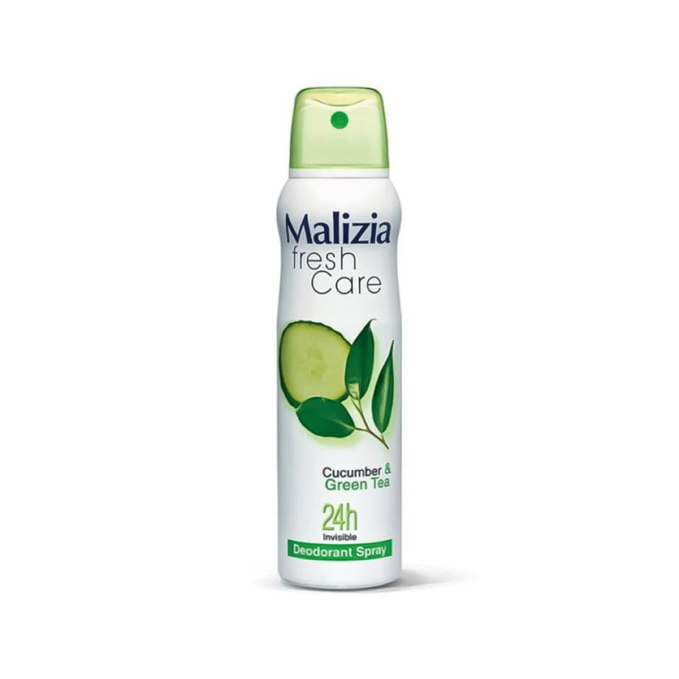 Malizia Deodorant Fresh Care Green Tea and Cucumber Spray 150ml