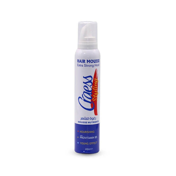 Best Styling Mousse to Hold Curls Extra Strong Hold Craess 200ml