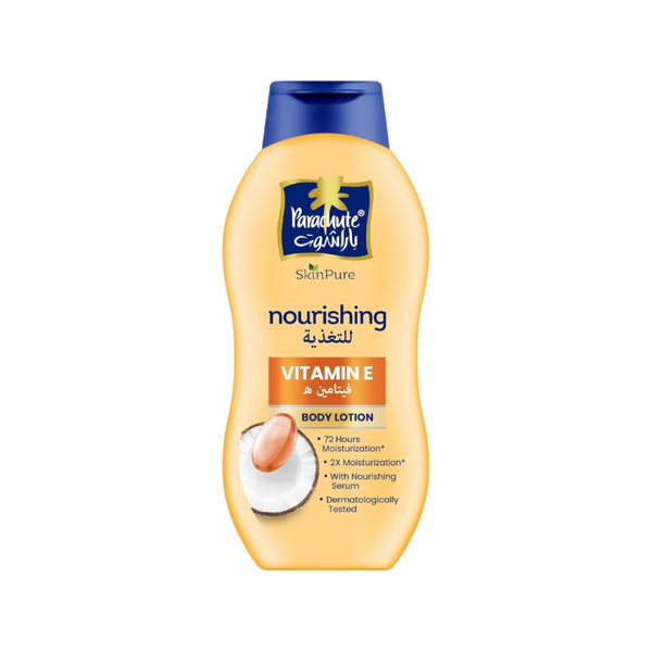 Parachute Cocoa and Vitamin E Body Lotion, 400ml, Dry Skin Moisturizer