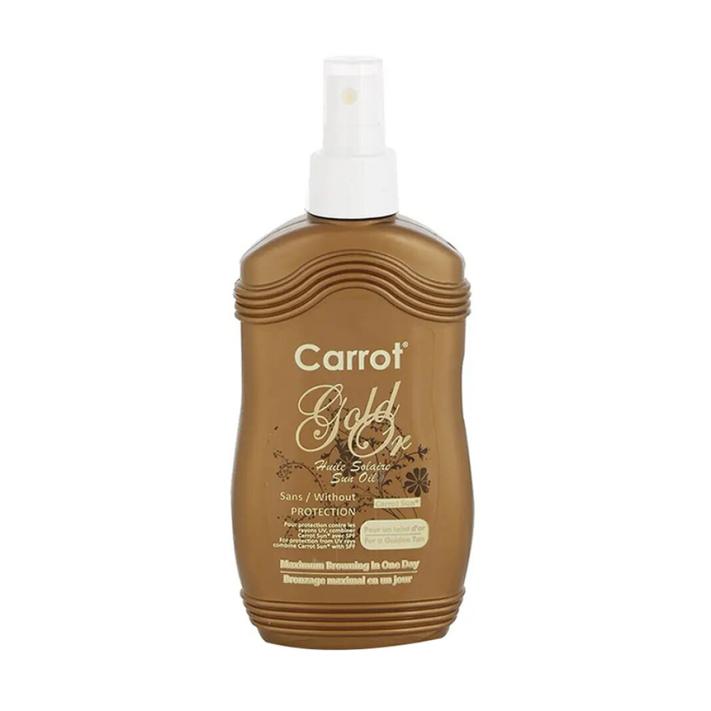 Carrot Sun Gold Tanning Oil Spray, 200ml, Fast Tan, Golden Bronze