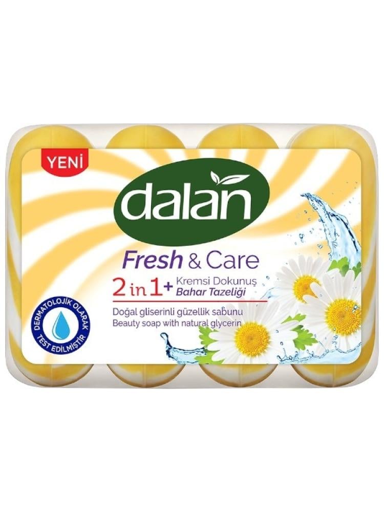 Dalan Fresh & Care 2-in-1 Spring Fresh Bar Soap 4 x 90g