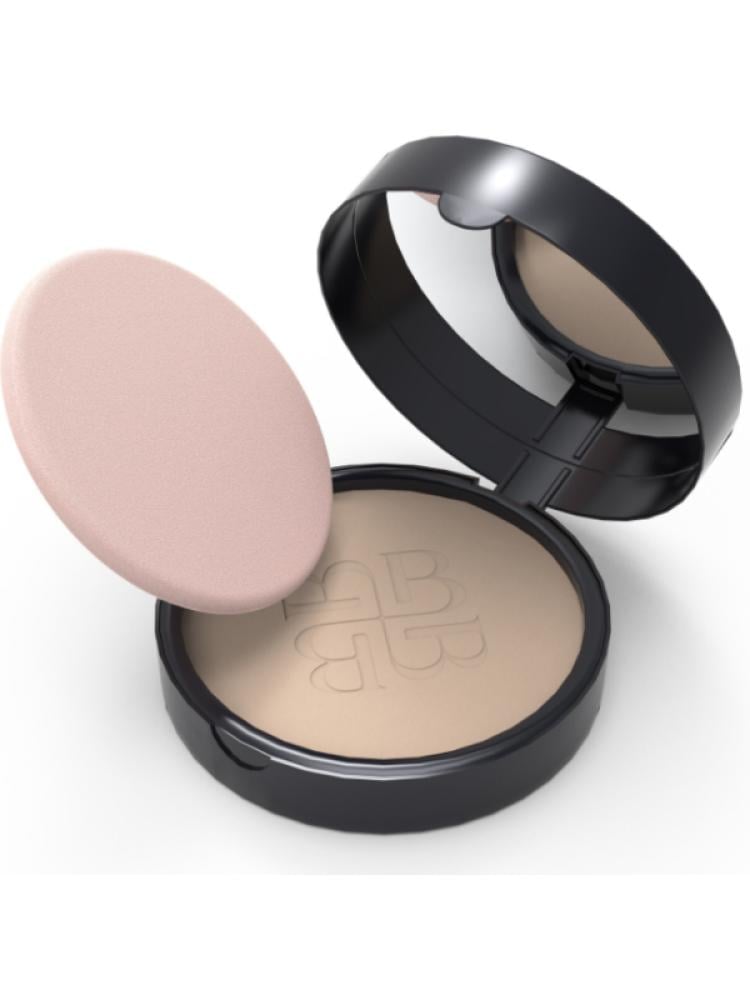 Matte Face Powder for Oily Skin Velvet Finish Bogenia Golden Beige 10g