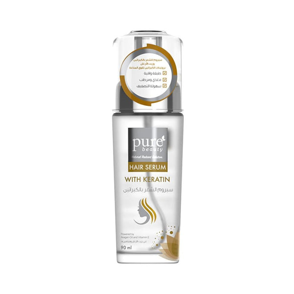 Keratin Hair Regrowth Serum Smoothing Formula Pure Beauty 90ml