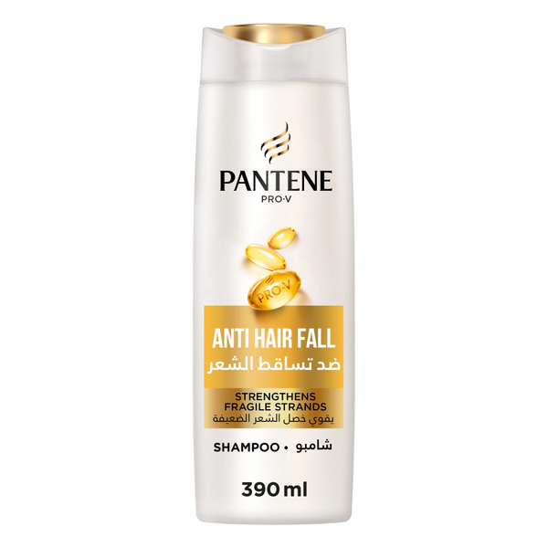 Anti Hair Fall Shampoo Strengthening Pro-V Formula Pantene 390ml
