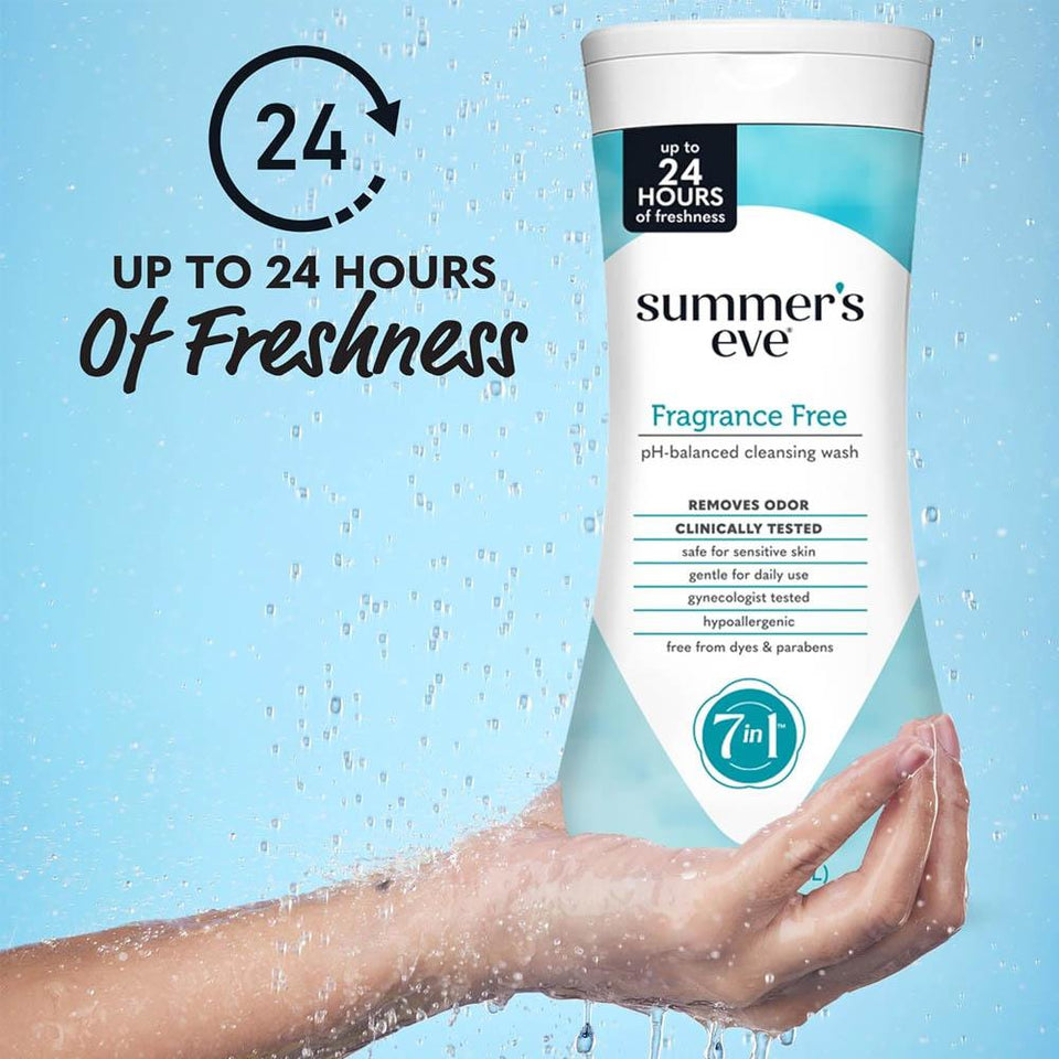 Summer's Eve Feminine Cleansing Wash Fragrance Free 444ml