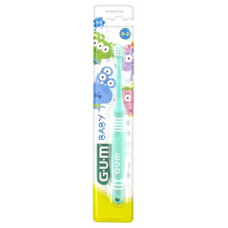 Baby Toothbrush Soft Bristles Oral Hygiene 0-2 Years Ozone Gum 1 Piece