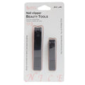 Salon System Nail Clippers - Black - 2 Pieces