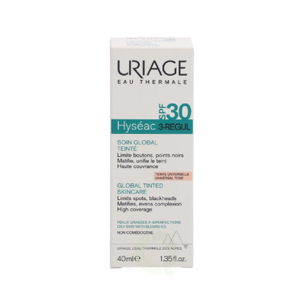 Uriage Hyseac Tinted Sunscreen SPF 30, 40ml