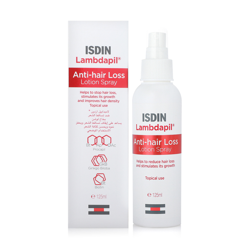 Hair Lotion Spray Lambdapil Anti-Hair Loss Strengthening ISDIN 125ml