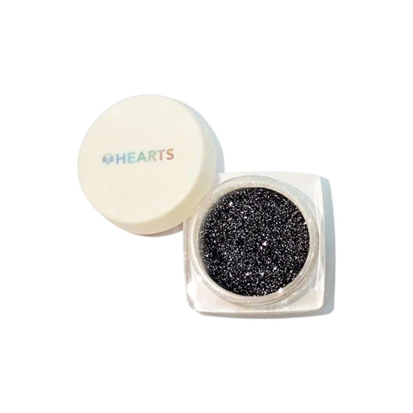 Hearts Glitter Loose Powder No. 11, Fine Particle Shimmer for Face and Hair