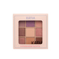 Katia Eyeshadow Palette 05 Natural Nude with 9 Matte and Shimmer Shades