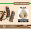 Very Light Blonde Hair Dye 9.0 Permanent Color Gray Coverage Salvatore 60g
