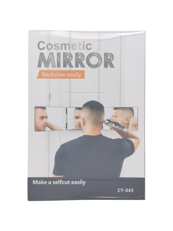 Salon System 360° Self-Shave Mirror - Tri-Fold Design