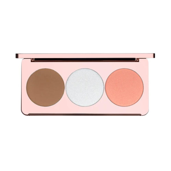 Bolver Triple Illuminating Palette 02 Let Me Stay Highlighter Bronzer