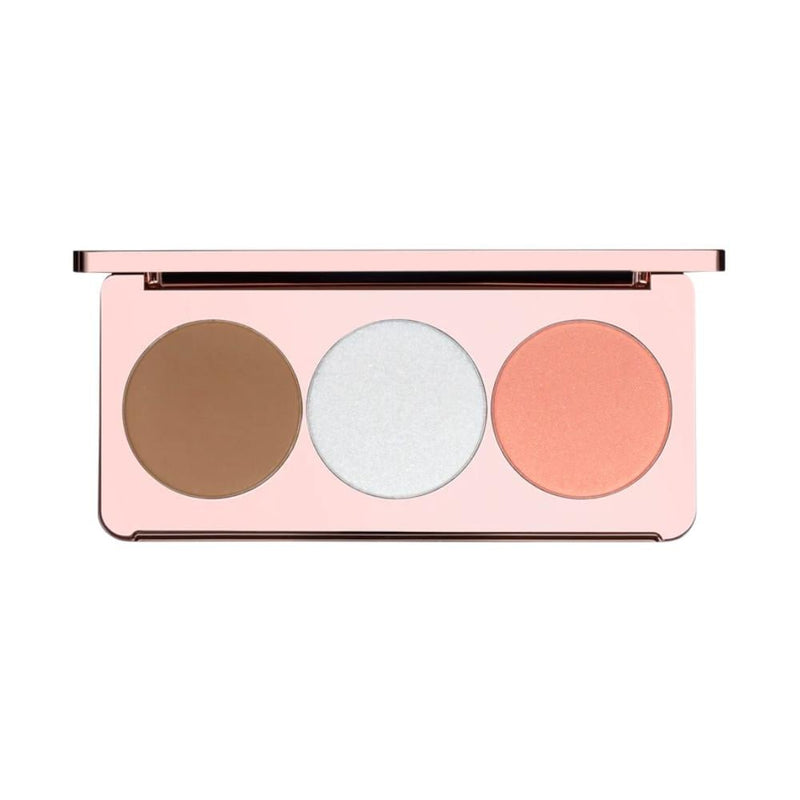 Bolver Triple Illuminating Palette 02 Let Me Stay Highlighter Bronzer