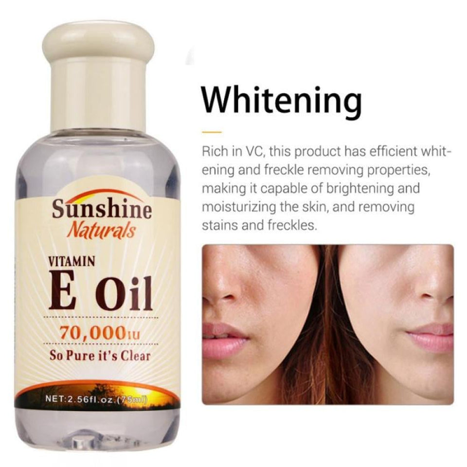 Sunshine Naturals Vitamin E Skin Care Oil for Hydration & Radiance 75ml