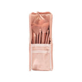 Katia Makeup Brush Set, 12-Piece, Synthetic Bristles, Pink Handles, Case