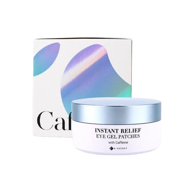 K-Secret Caffeine Gel Eye Patches for Puffiness and Dark Circles 60 Patches