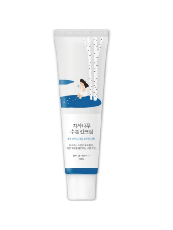 Face Sunscreen SPF 50+ Birch Juice Moisturising Sun Cream Round Lab 50ml