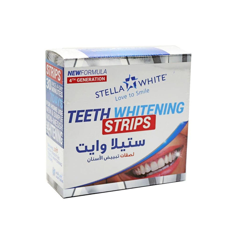 Teeth Whitening Strips 28 Strips Gentle Enamel Stella White