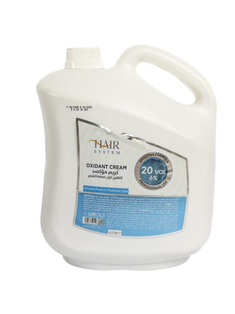 Hair System Oxidizing Cream 6% 20 Volume - 4.2L