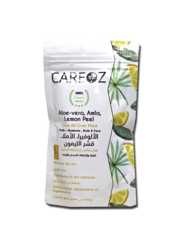 Careoz Facial Mask Aloe Vera, Amla & Lemon Peel - 54g