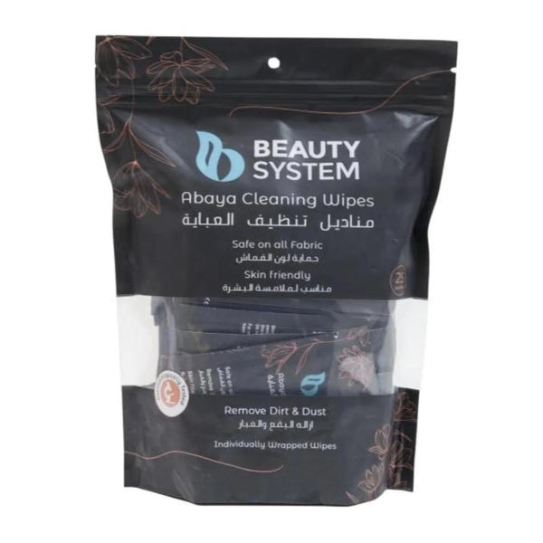 Beauty System Abaya Cleaning Wipes, Fabric Color Protection, 25 Count
