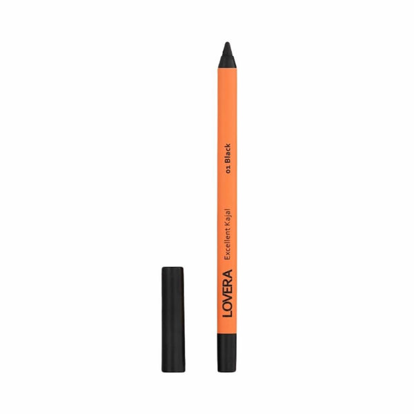 Lovera Kajal Eyeliner Pencil Waterproof Smudge-Proof 01 Black