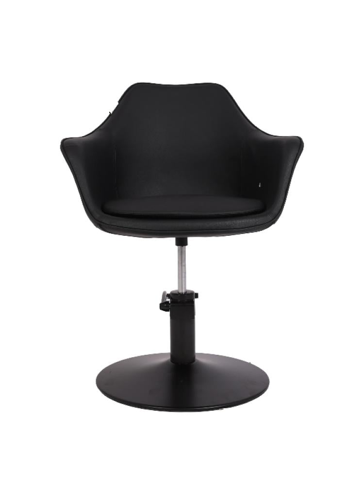 Salon System Premium Black Hydraulic Hair Cutting Chair - Model 2024