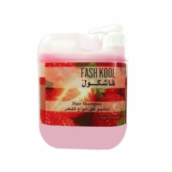 Fashkool Strawberry Shampoo, All Hair Types, 5 Liters