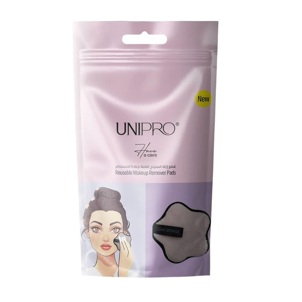 Unipro Microfiber Makeup Remover Sponge, Reusable Facial Cleansing Tool