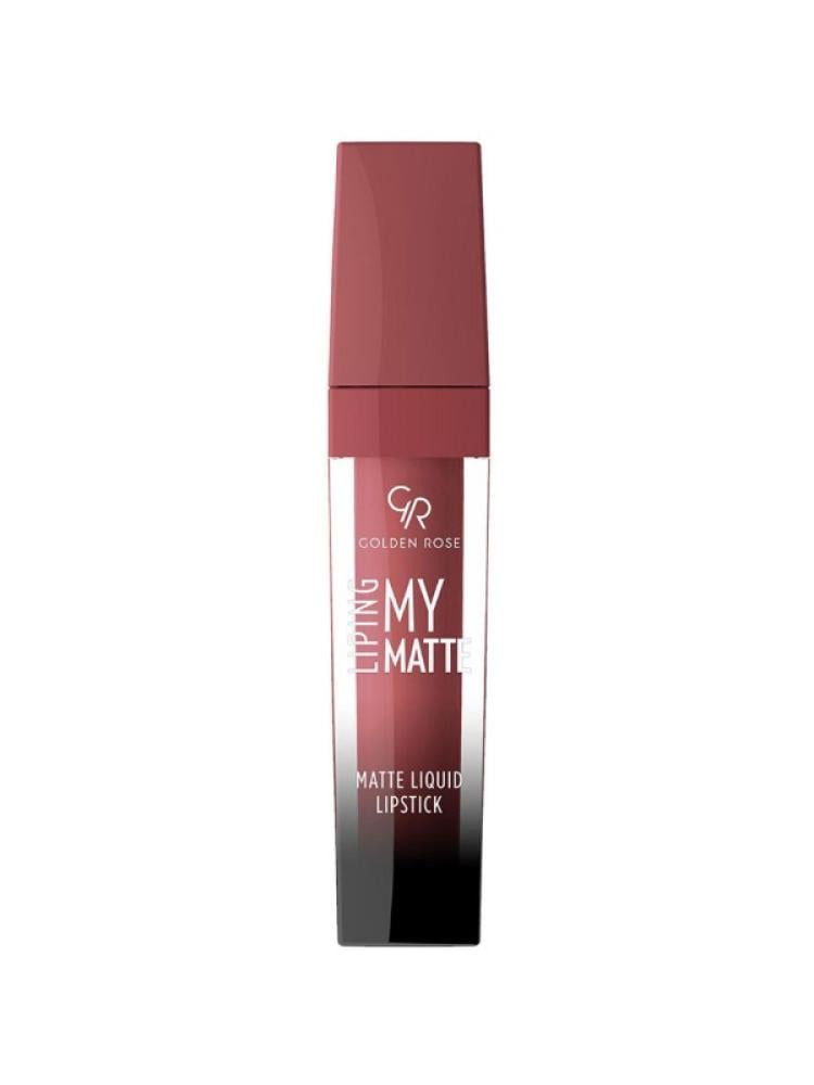 Matte Liquid Lipstick Intense Pigment Golden Rose 5ml