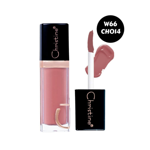 Christine Liquid Matte Lipstick W66 Long-Lasting Velvet Finish