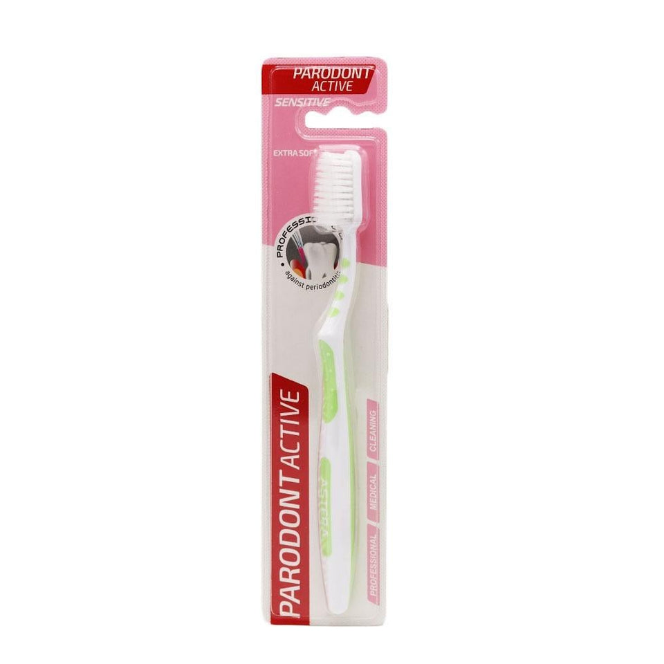 Parodont Active Sensitive Toothbrush Extra Soft for Sensitive Gums Laser Bristles 1pc